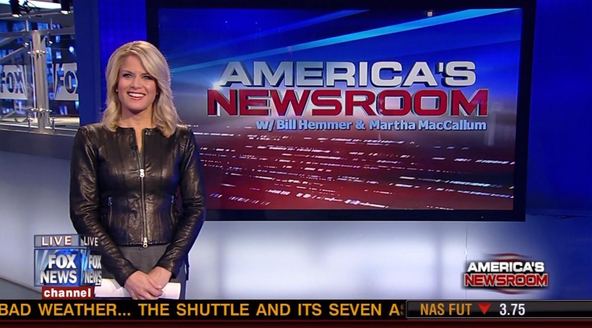 Tv Anchor Babes Martha Maccallum Is Hot In Leather On America S Newsroom